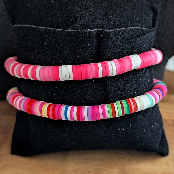 Taylor Swift Friendship Bracelets Eras Vinyl Disc Stretchable Stackable Swiftie - Picture 4 of 5